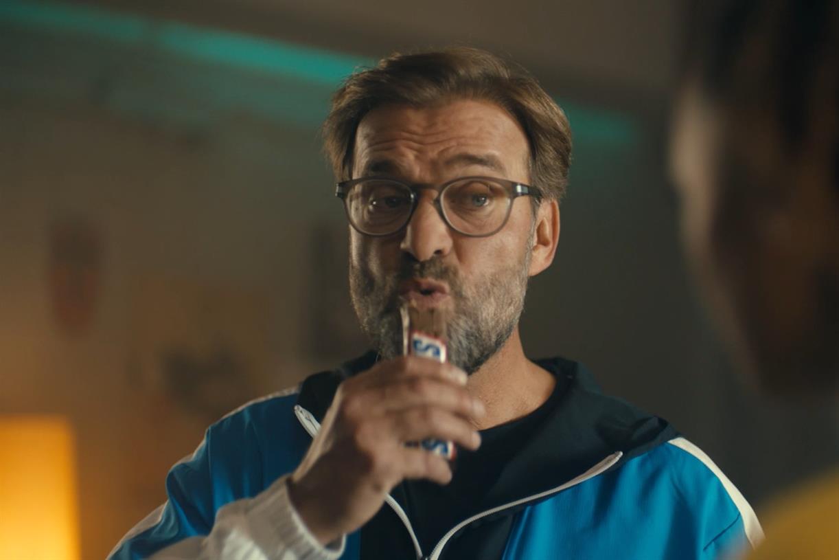 Snickers rubs salt in the wounds of Liverpool fans with Klopp ad