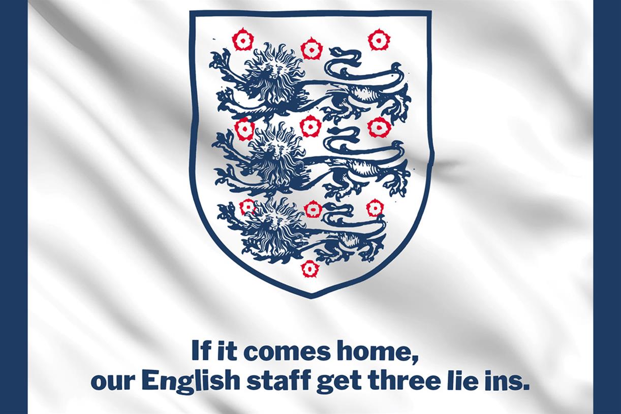 Publicis Dublin to give English staff 'three lie-ins' if England wins the Euros