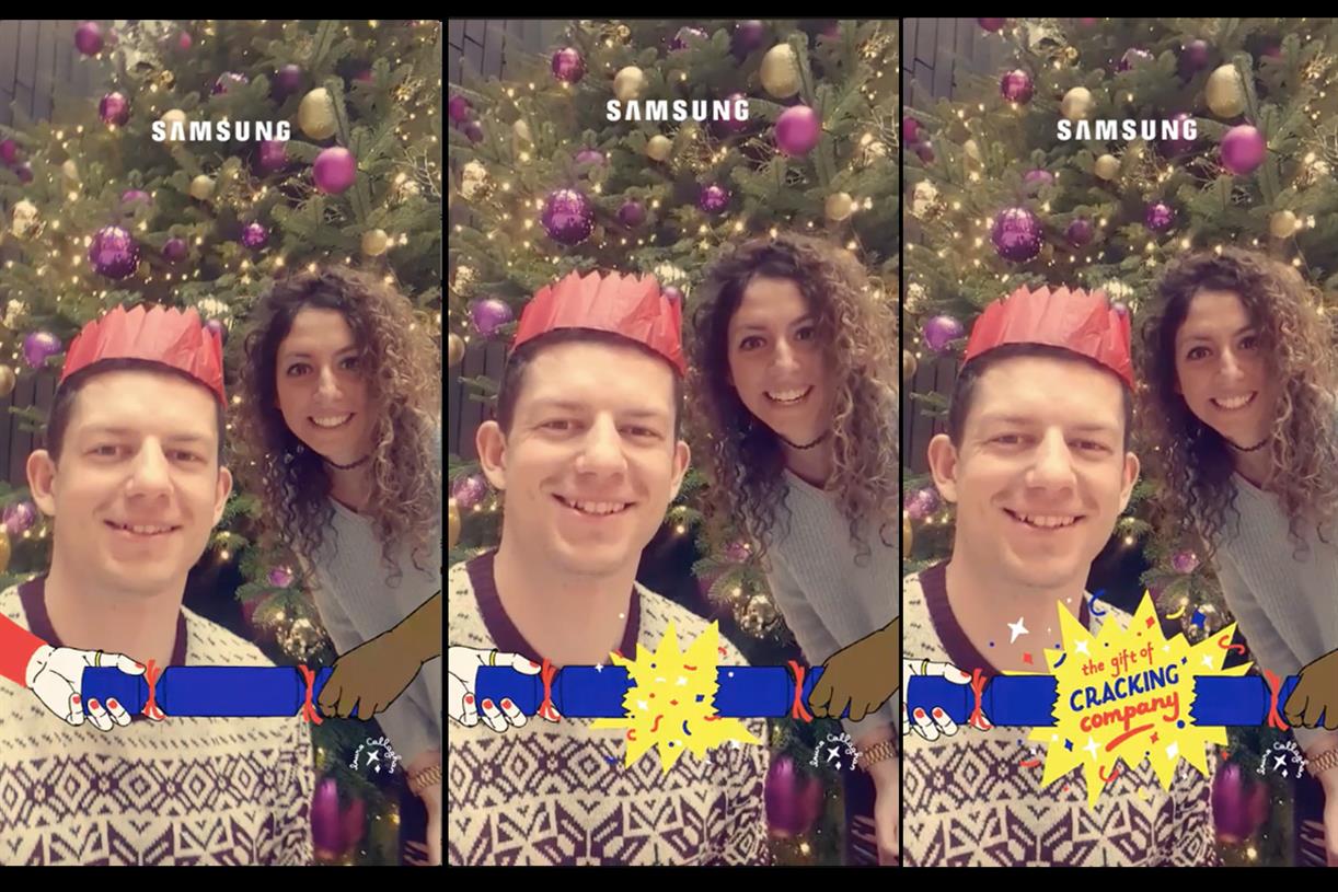 Samsung is first brand in UK to try out Snapchat's new sponsored animated  filters