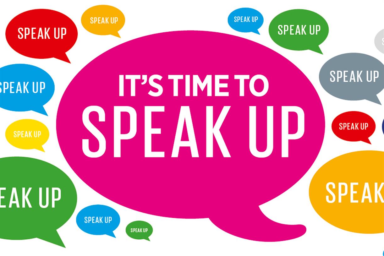 speak up speech meaning