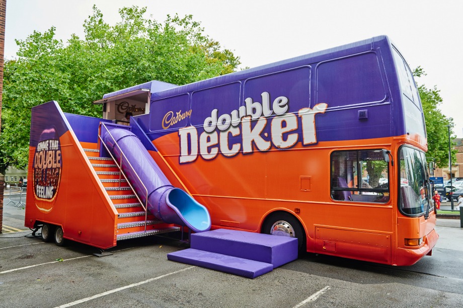 First look: Inside Cadbury\u0026#39;s Double Decker fun bus