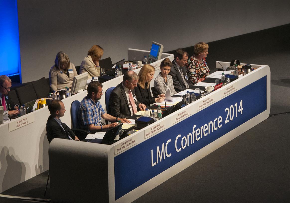 LMC Conference 2014 NHS should be provided by public sector, say GP