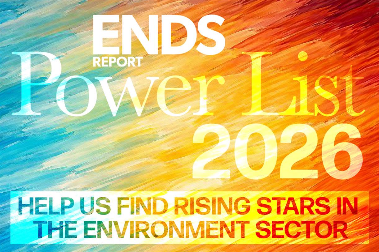 Power List 2026: Celebrate the environment sector's rising stars with our new category
