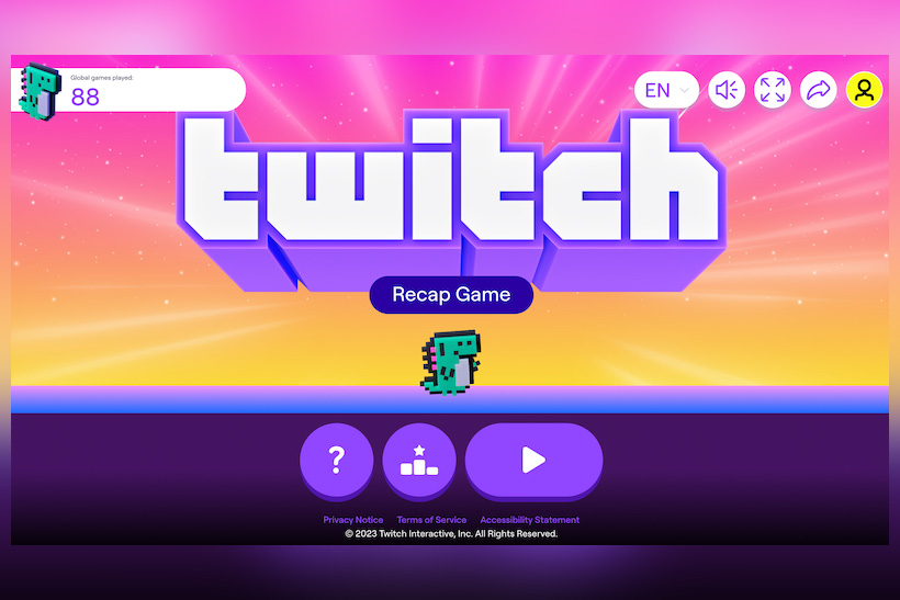 Twitch recaps year with side-scroller and streamer competition, News
