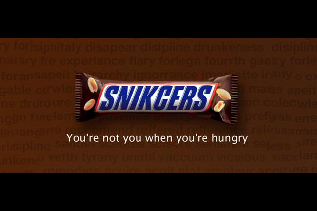 Snickers commercial monster image