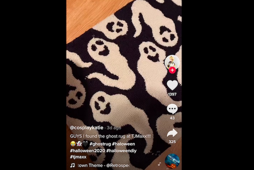 It’s only August, but a ghost rug is going viral on social media