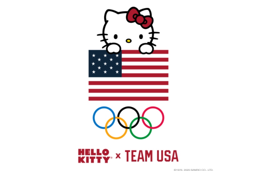 Making her Olympic debut Hello Kitty