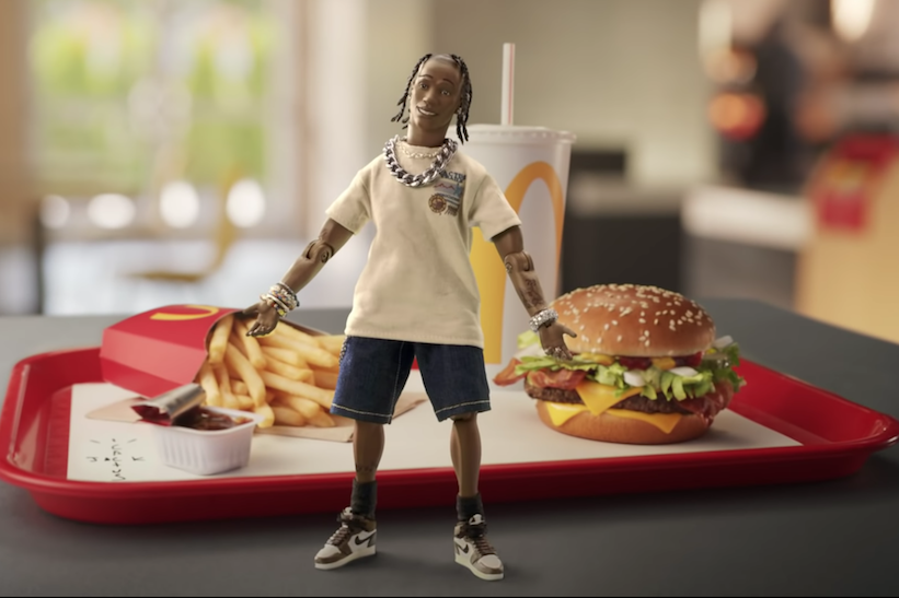 Rapper Travis Scott’s favorite McDonald’s meal now ready to order