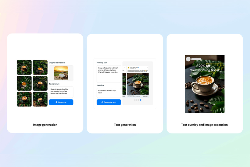 Meta introduces AI-generated image variations and text for ads