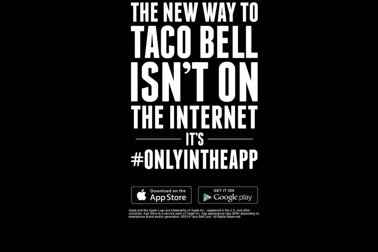 Taco Bell's new app spices up brand advertising Campaign US