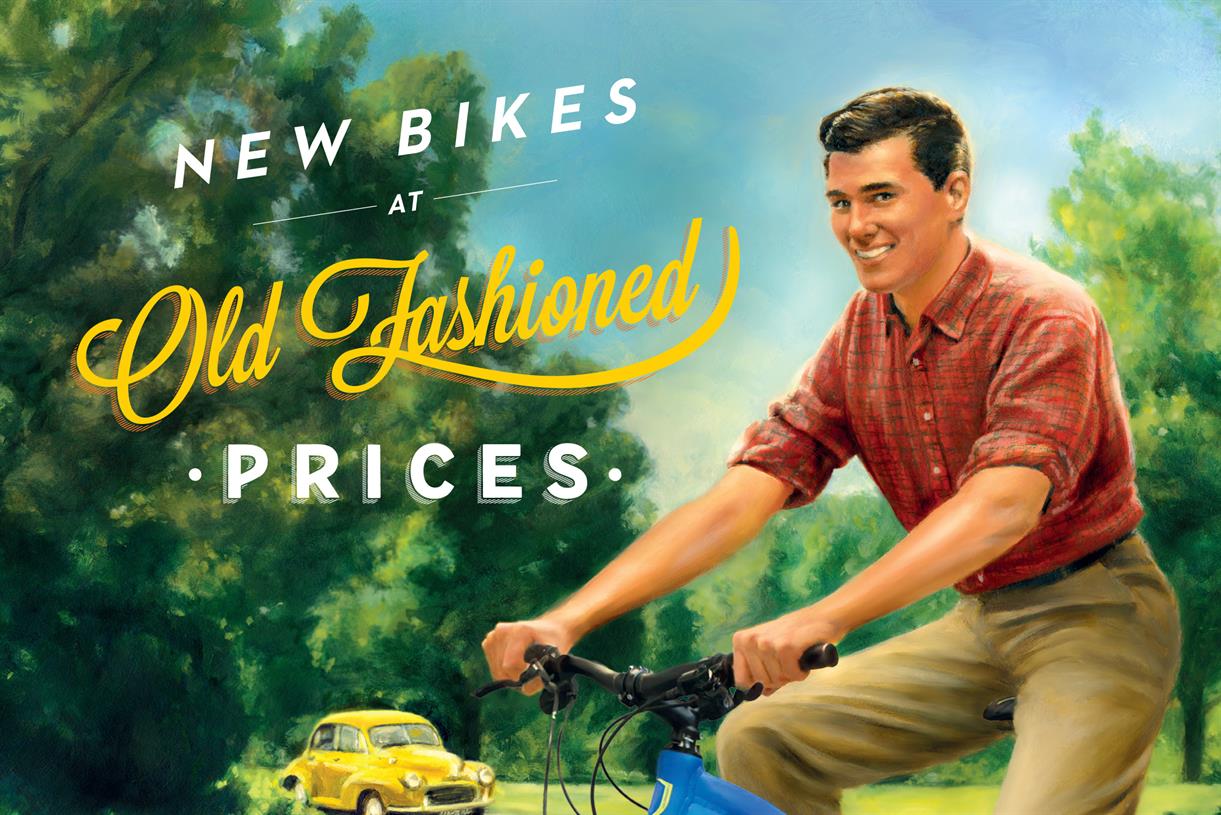 Evans Cycles "old fashioned prices" by Antidote