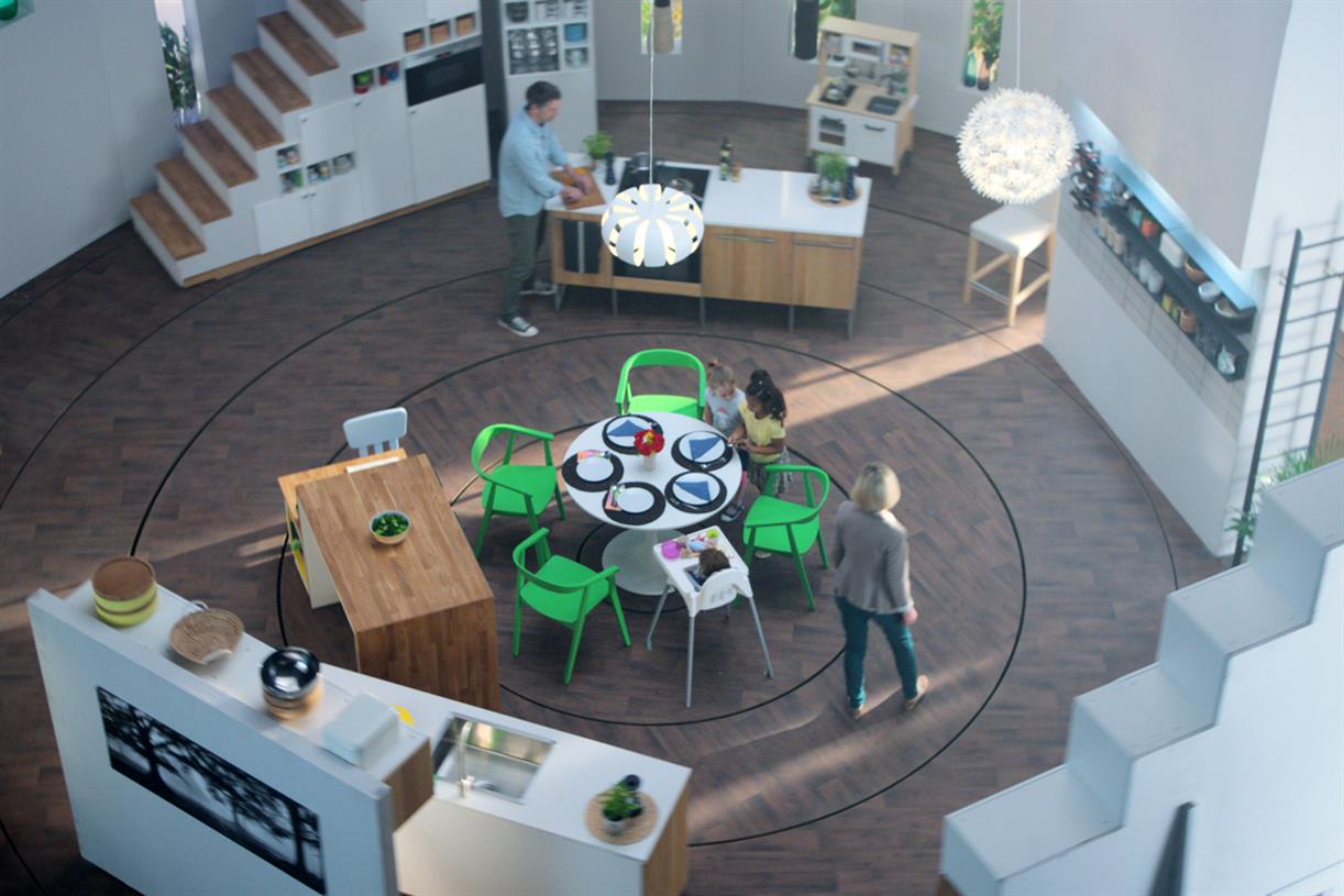 Ikea "kitchen carousel" by Mother London