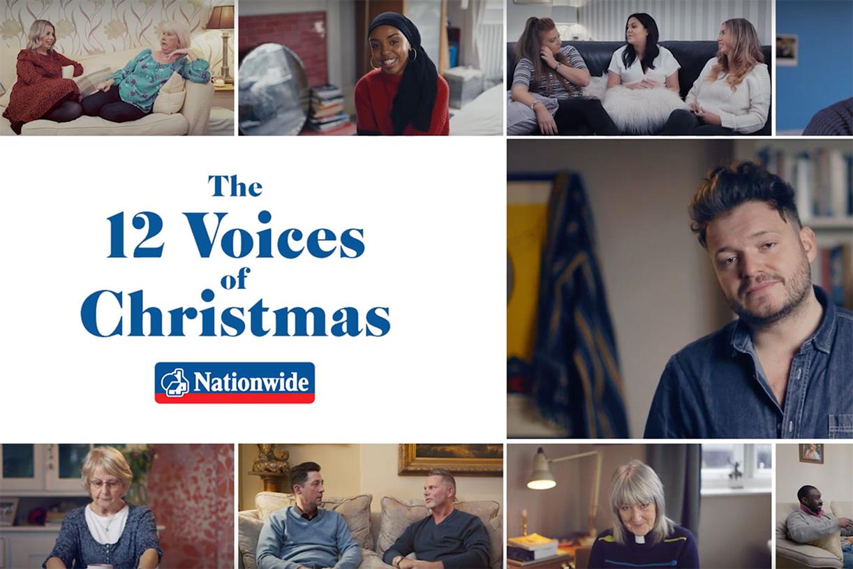 Nationwide "12 voices of Christmas" by VCCP