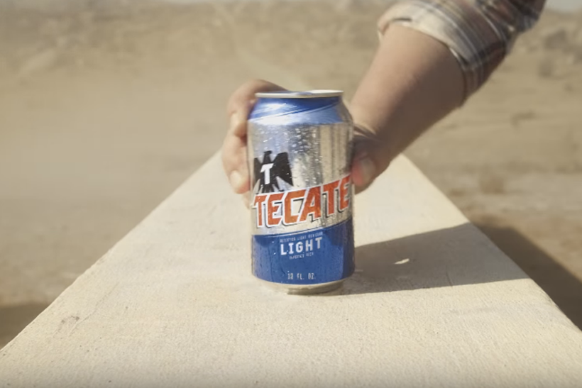 Tecate Builds A Border Wall In New Presidential Debate Spot