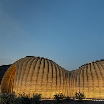 World’s first 3D printed raw earth house