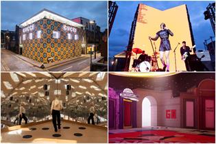 Brand experience images of Gucci, Samsung, Velux and Monopoly 