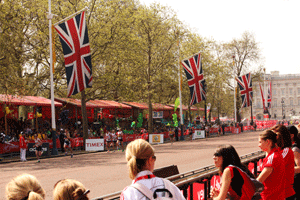 The Arena Group key supplier at Virgin London Marathon 2011