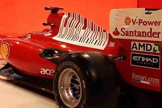 Ferrari F1: controversial barcode-type logo removed