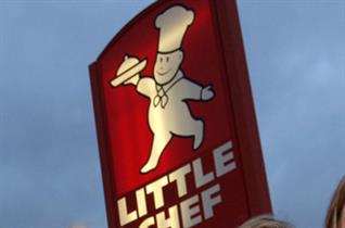 Little Chef logo and identity, by venturethree