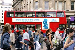 KLM: uses 700 London Transport buses to get its campaign message across