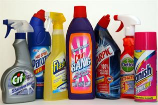 Household cleaners market has grown by 20% over 5 years