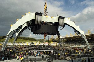 U2 played at Don Valley Stadium in Sheffield