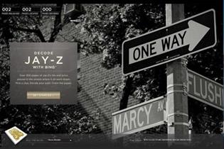 Bing: rapper Jay-Z's autobiography is focus of promotion campaign