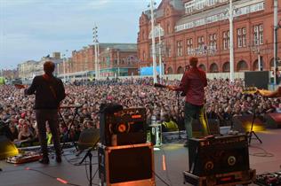 Blackpool's 2014 festival featured three days of entertainment
