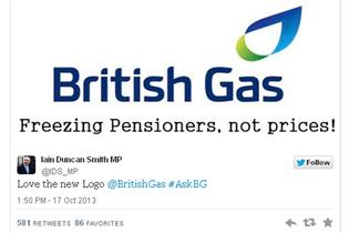 Twitter: parody accounts strike out at British Gas