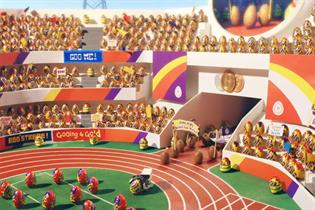 Cadbury's: TV ad features  Crème Eggs in mock Olympics opening ceremony 