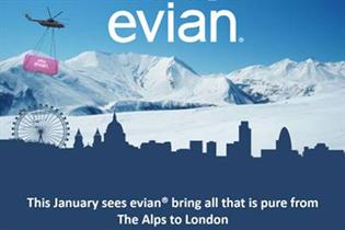 Evian: brings Alpine experiential campaign to London