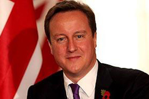 David Cameron show support for UK event industry