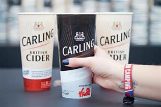 Carling are one of many brands activating at V Festival