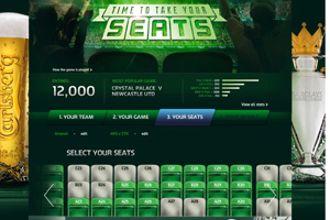 Time To Take Your Seats campaign from Carlsberg