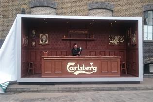 Carlsberg: unveiled its 'chocolate bar' this week