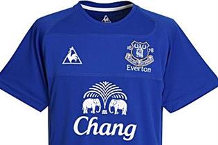 Beer brand Chang sponsors Everton
