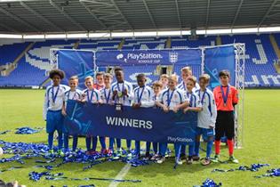 PlayStation: the winning team from this year's Schools' Cup tournament