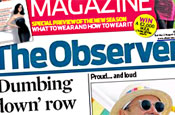 The Observer: loses sections and glossy magazines