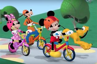 A still from the TV ad in Disney's new #HealthilyEverAfter campaign
