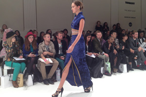 Models on the catwalk at Vauxhall Fashion Scout