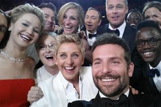 Ellen DeGeneres' selfie at the Oscars