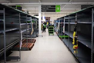 Empty shelves: panic-buying depriving more considerate shoppers of staples