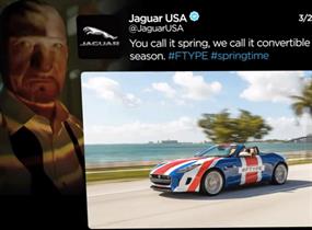 Twitter: Jaguar features on the Flight School promo