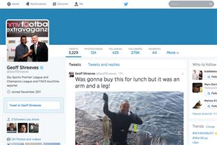 Geoff Shreeves: Twitter tips will be shown on Outdoor Plus screens