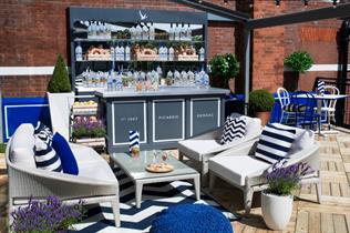 The Grey Goose terrace at Harvey Nichols serves up cocktail and food pairings