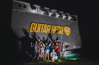 Guitar Hero Live is activating at the 2015 MTV EMA's