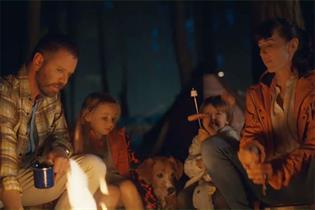 The new Halfords TV ad covers driving, cycling and camping