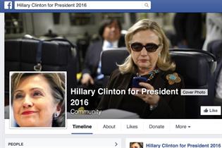 Hillary Clinton for President Facebook page: garnered 1,773,391 in first 10 hours of going live