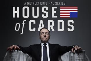 House of Cards: one of the most popular and critically lauded of Netflix's TV shows