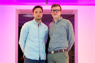 Krowd: Joe Holt (l) and Mark Malone